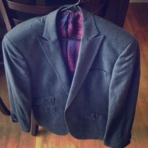 Ted Baker London Suit Coat- Navy/gray. Size 3